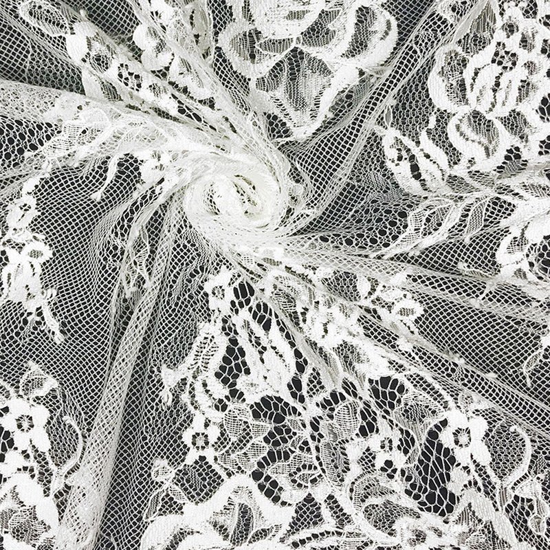 Lace Fabric Nylon Thread Dress Nylon for Women's Wear Wholesale Suppli 4